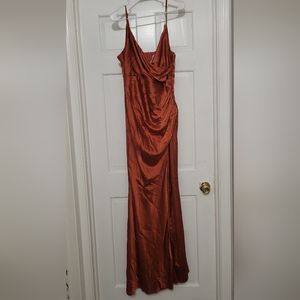 Monet Satin Gown, Baltic Born